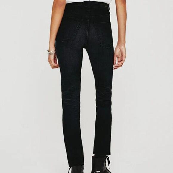 AG Adriano Goldschmied Alexxis Jean, 2 Years Dropout  High waisted Dark Jeans 28 - Picture 4 of 8